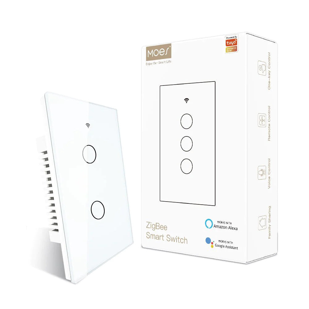 Apagador Zigbee 2 Botones