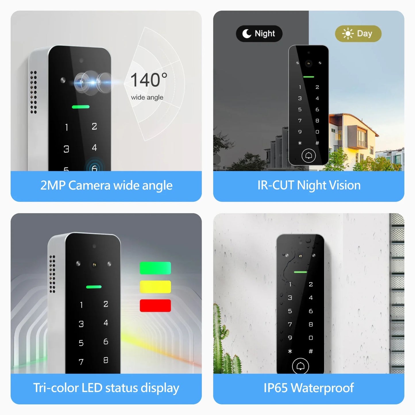 Control de Accesos Wifi Modelo VC4-K 3 Modos de Apertura